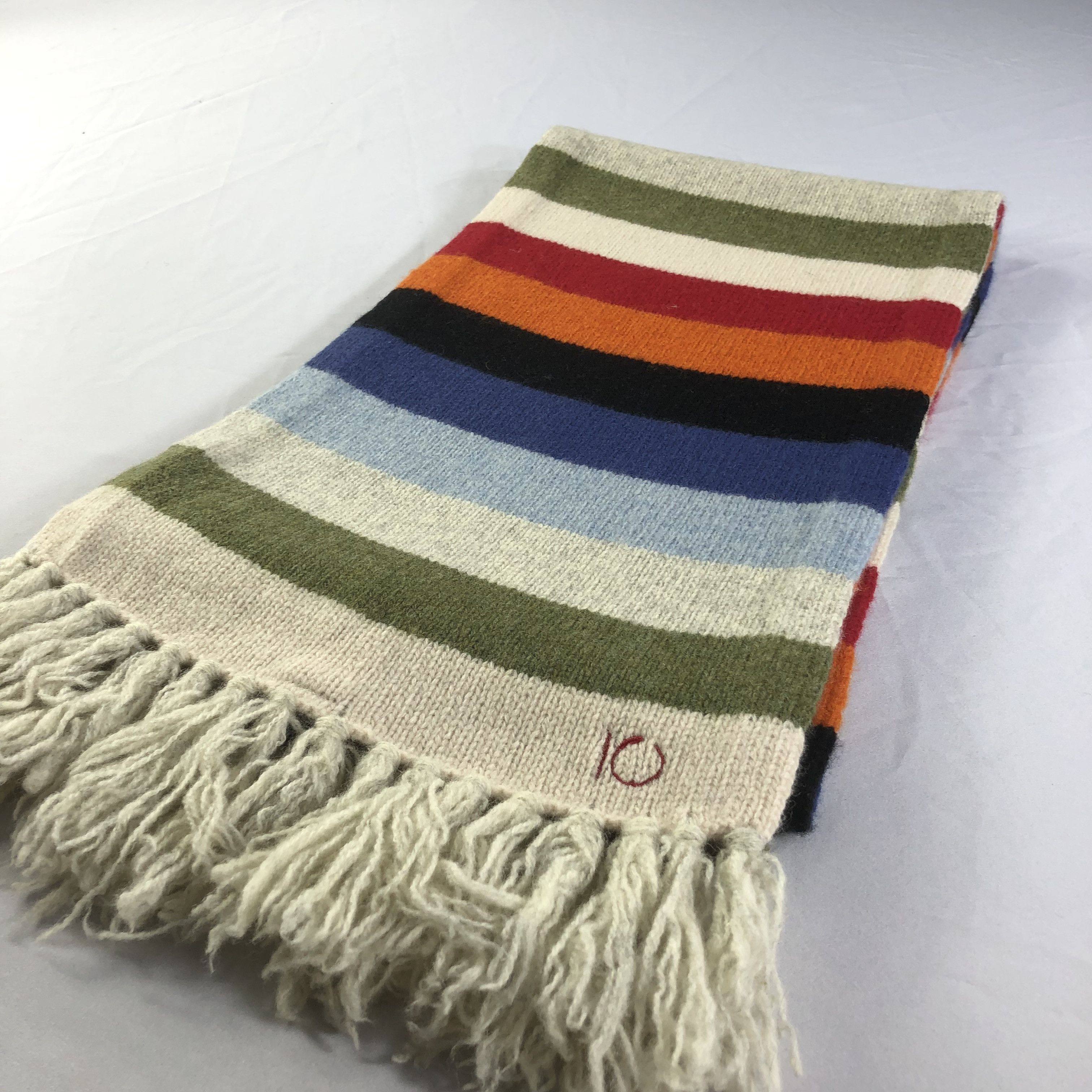 Gap GAP Multicolor Striped Wool Scarf Muffler V1548 Size ONE SIZE - 3 Thumbnail