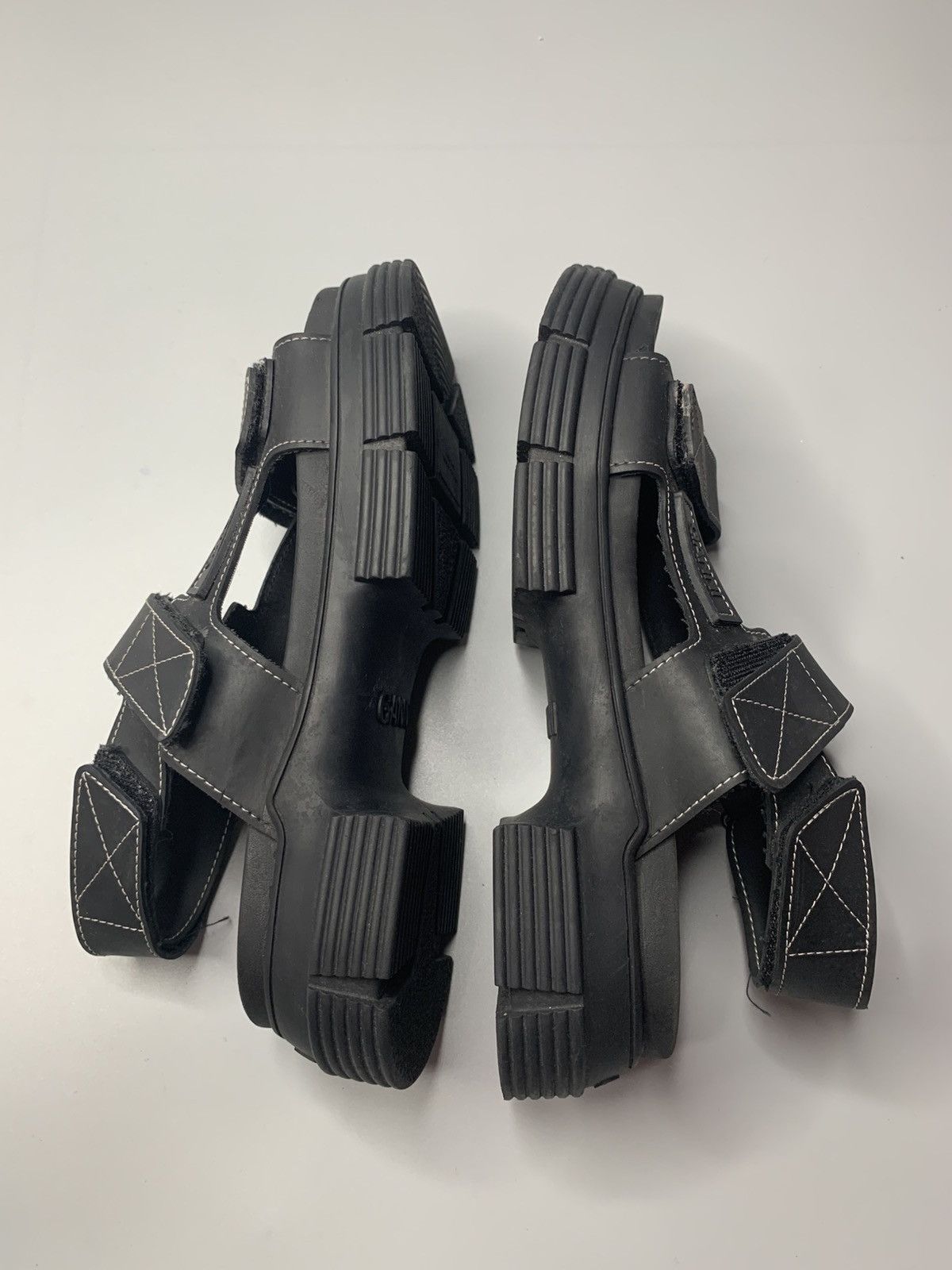 Ganni Ganni Recycled Rubber Sandals Size US 9 / IT 39 - 4 Thumbnail