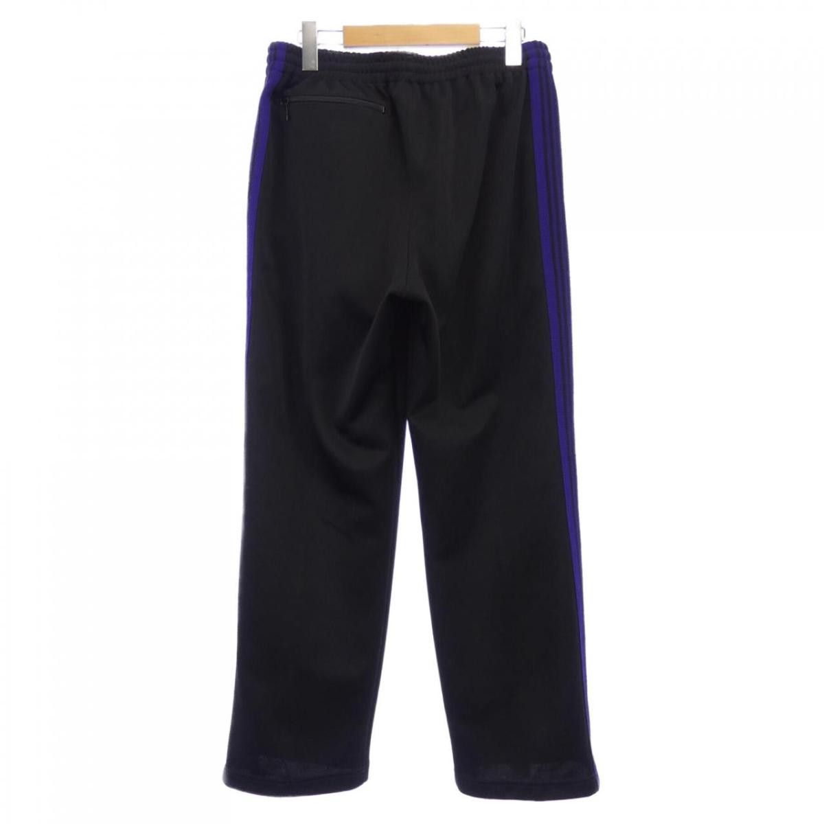 Needles Sweat Pants Side Tape Logo Polyester Black Size US 30 / EU 46 - 2 Thumbnail