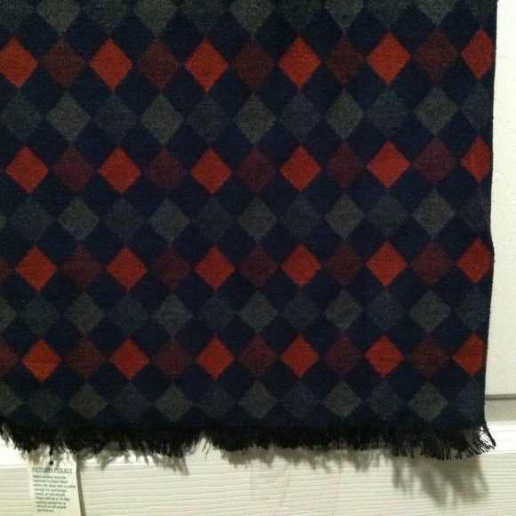 English Laundry ENGLISH LAUNDRY MEN'S NEW 100%POLYESTER SCARF 13 1/4" X 72" Size ONE SIZE - 3 Thumbnail