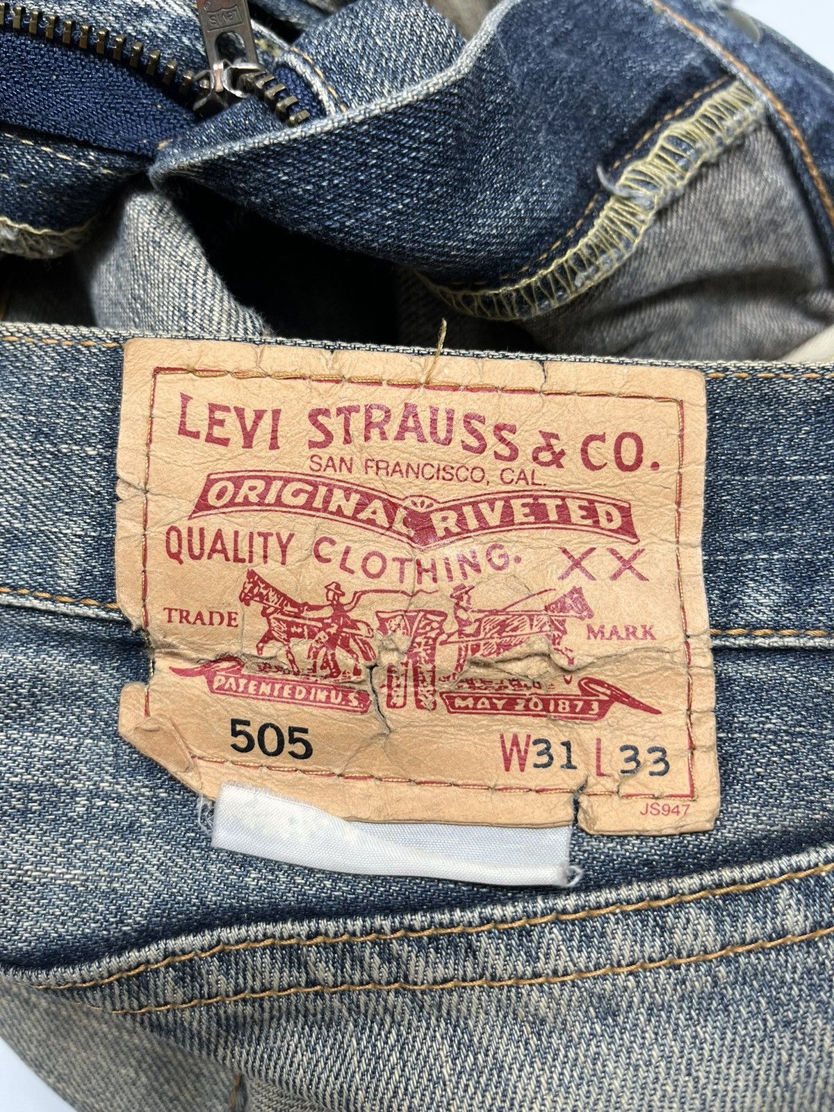 Levi's Vintage Levis 505 Distressed Size US 31 - 5 Thumbnail