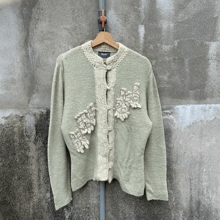 Aran Isles Knitwear BLAYAIS Knit Jumper Pullover Cardigan Made In Japan Size S / US 4 / IT 40 - 1 Thumbnail
