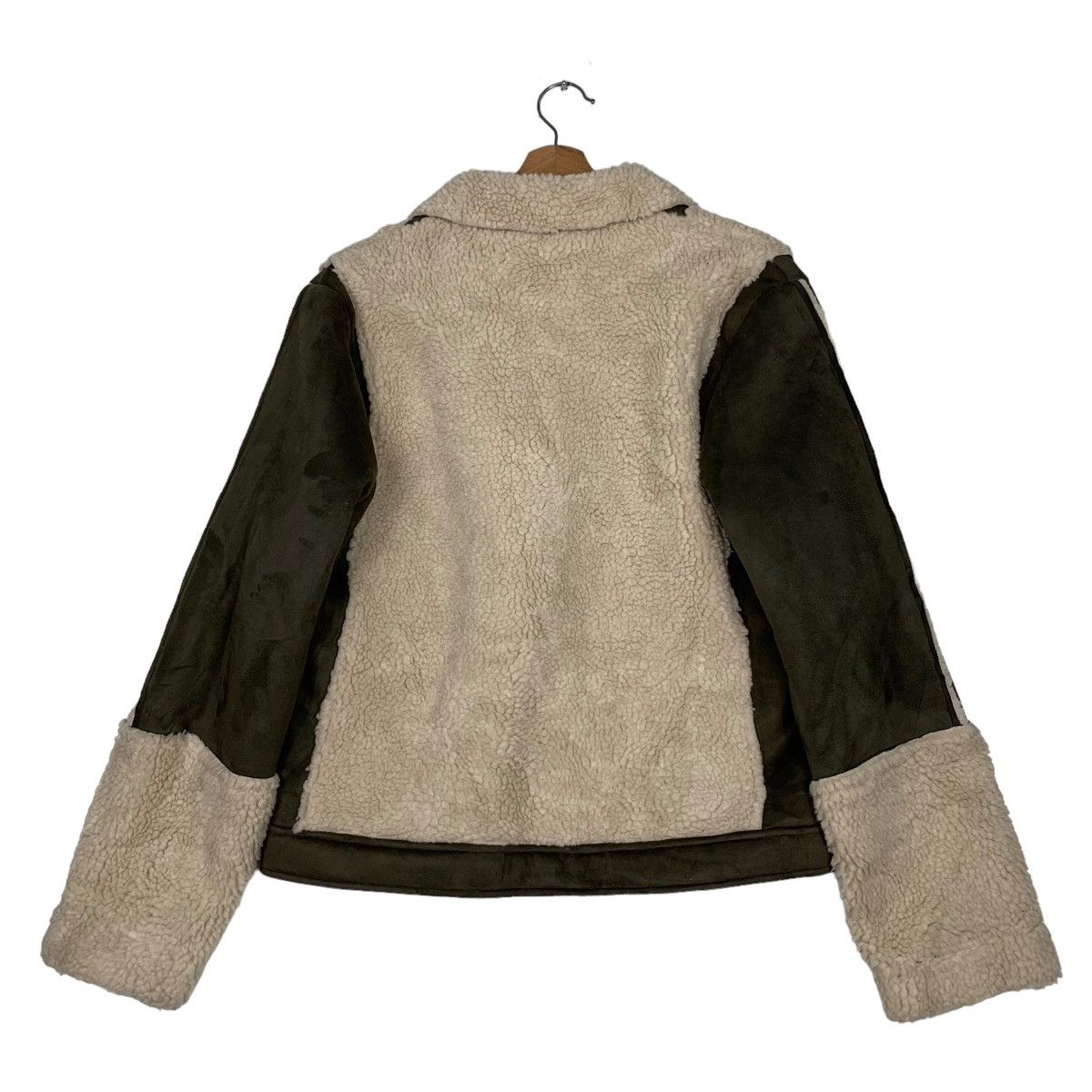 Japanese Brand CATHERINE MALAND RINO Faux Fur Asymmetrical Jacket #0082-C5 Size M / US 6-8 / IT 42-44 - 8 Thumbnail