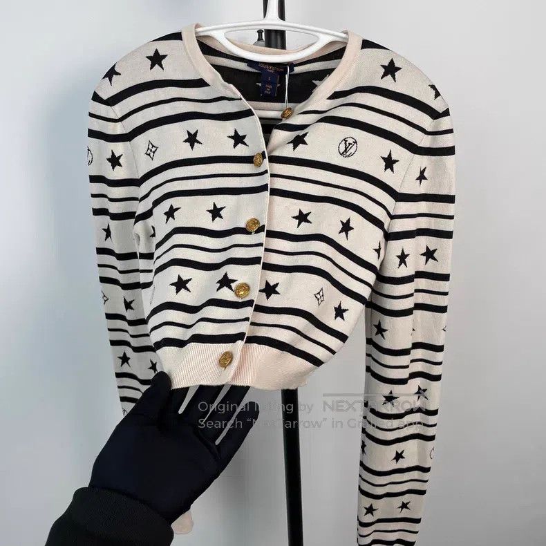 Louis Vuitton Louis Vuitton Star striped knit cardigan shirt Size S / US 4 / IT 40 - 3 Thumbnail