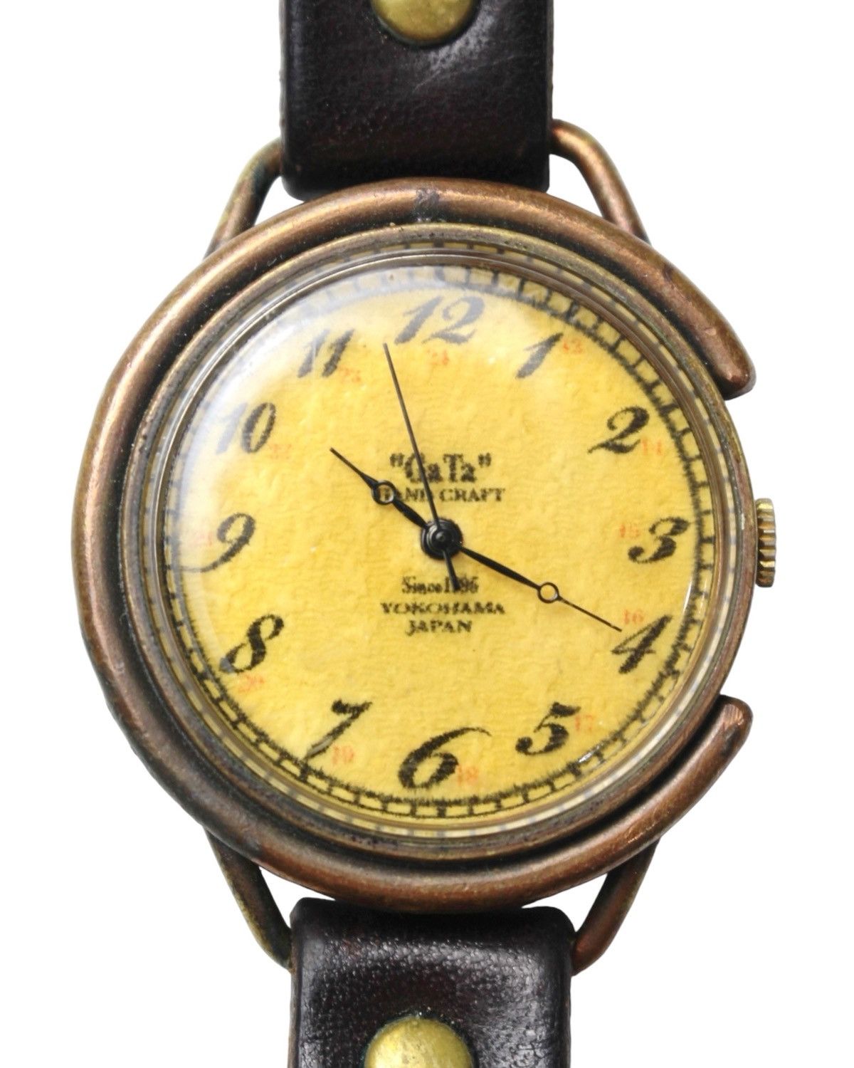 Vintage 2000S GATA HANDCRAFTED YOKOHAMA JAPAN BRONZE WATCH Size ONE SIZE - 2 Thumbnail
