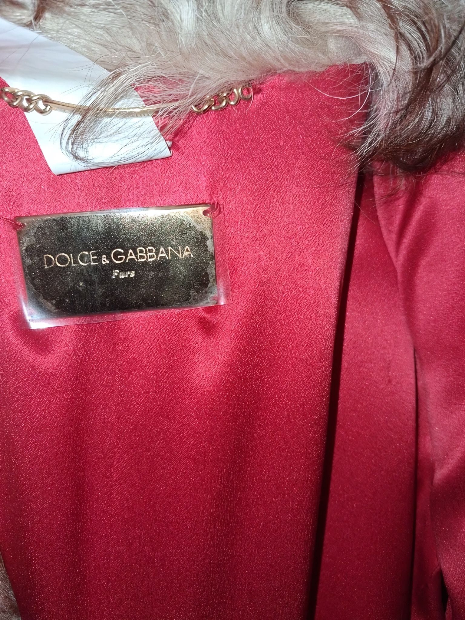 Dolce & Gabbana F/W 2001 RUNWAY POLECAT FUR CALF LENGTH COAT Size S / US 4 / IT 40 - 6 Thumbnail