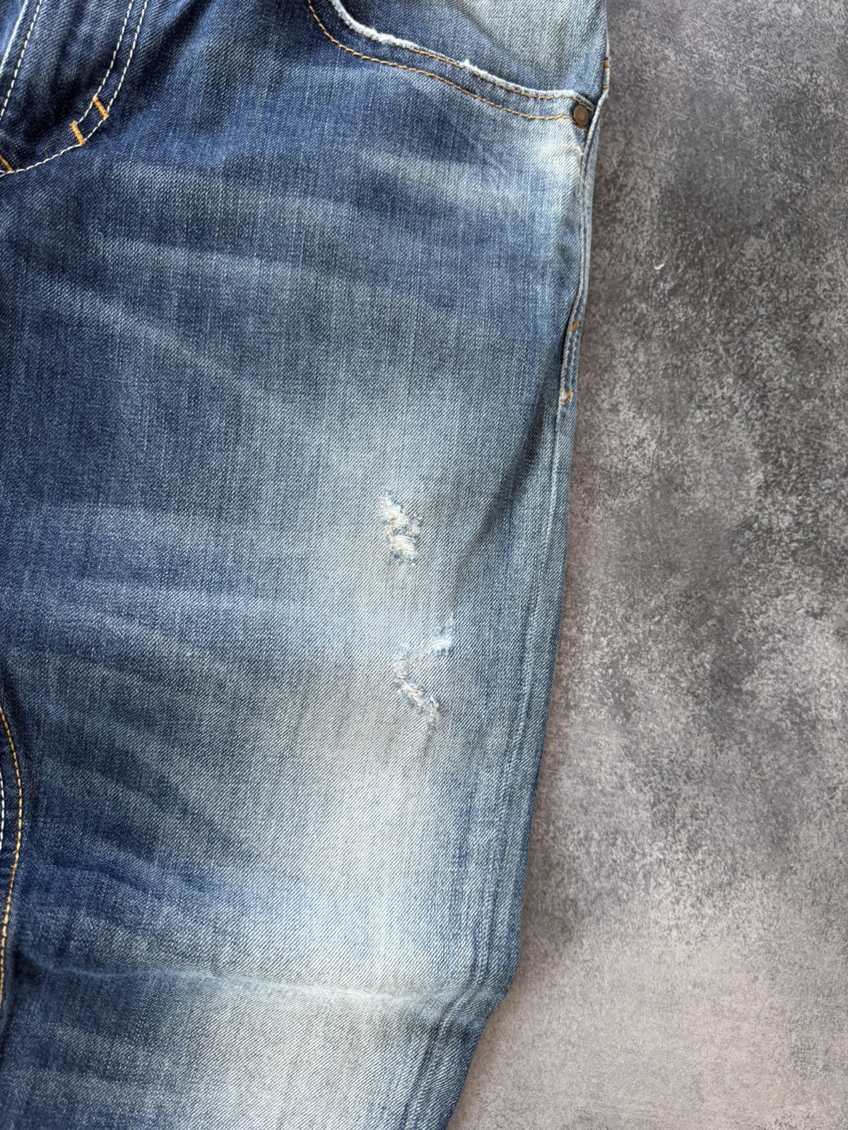 Diesel VTG HYSTERIC GLAMOUR STYLE WASHED DIESEL JEANS 90s Size US 34 / EU 50 - 11 Thumbnail