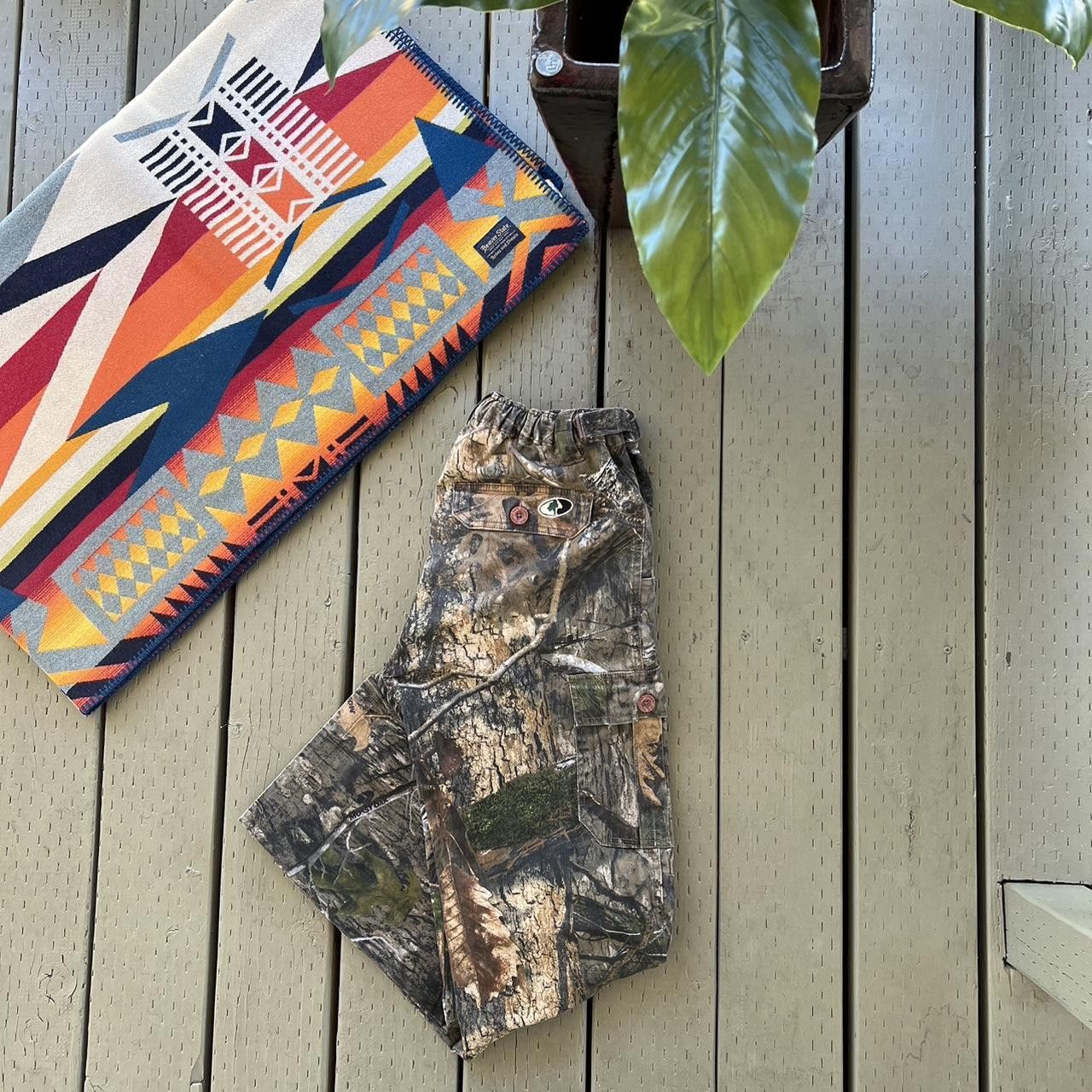 Mossy Oaks Crazy Vintage Y2K Realtree Camo Carhartt Style Cabella Pants Size US 30 / EU 46 - 1 Thumbnail