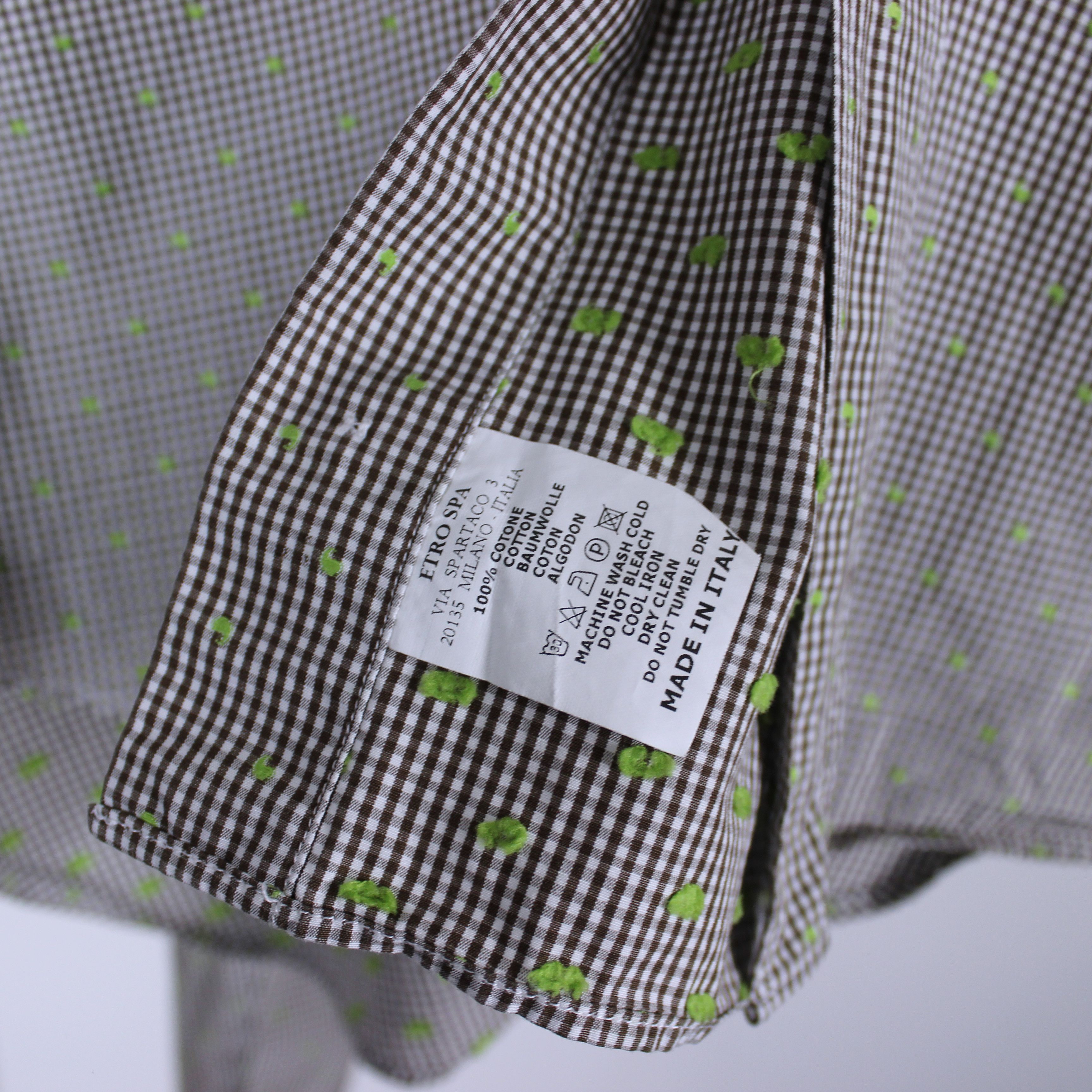 Etro Etro shirt buttons ups L XL multi cotton Size US XL / EU 56 / 4 - 11 Thumbnail