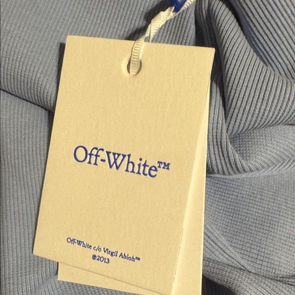 Off-White Off-White Light Blue Men's Tank Top Size US L / EU 52-54 / 3 - 6 Thumbnail