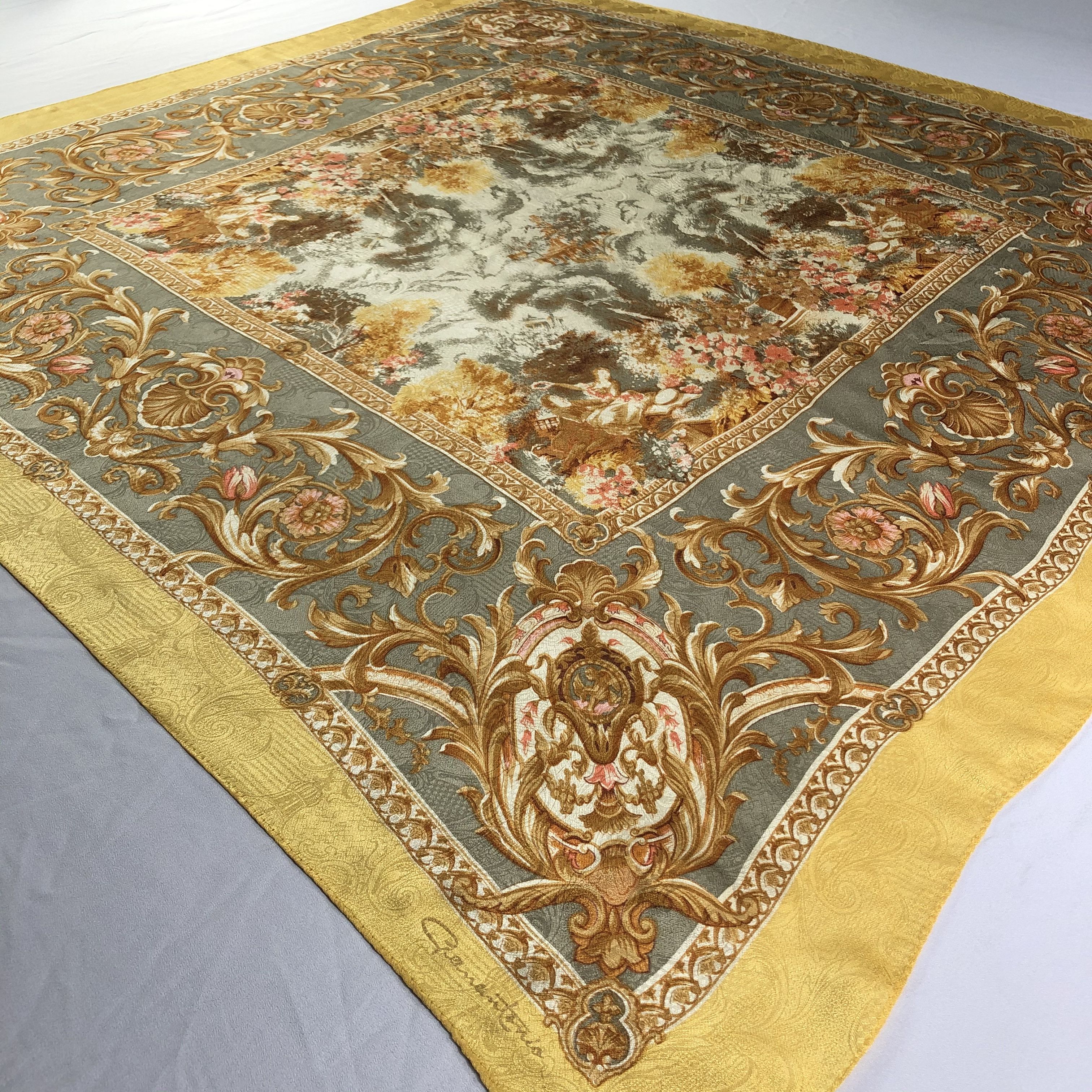 Vintage Vintage Silk Scarf Size ONE SIZE - 3 Thumbnail