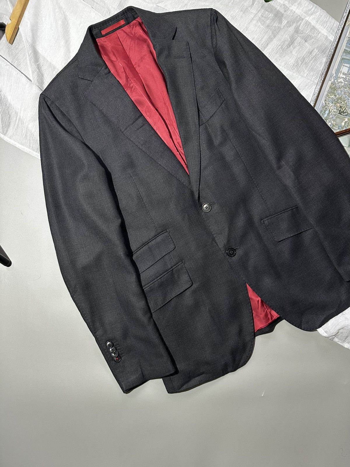 Suitsupply Blazer Pure Wool Super 150's Vitale Barberis Canonico Italy Size 48R - 2 Thumbnail