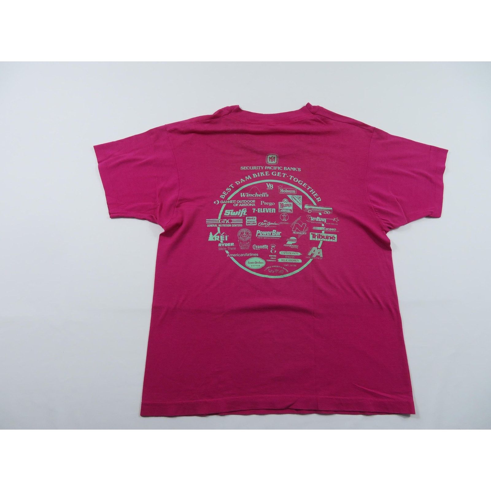 Other Best Dam Bike Get Together T-Shirt Double Sided Sz L 1980s Size US L / EU 52-54 / 3 - 3 Thumbnail