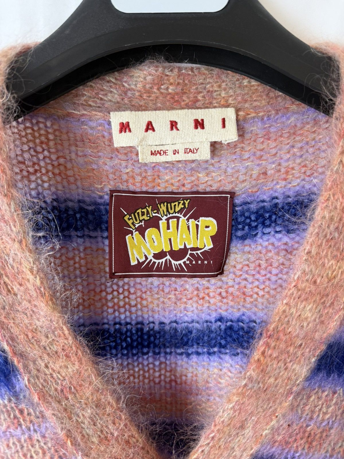 Marni Marni Fuzzy Wuzzy Mohair Cardigan Size US M / EU 48-50 / 2 - 3 Thumbnail