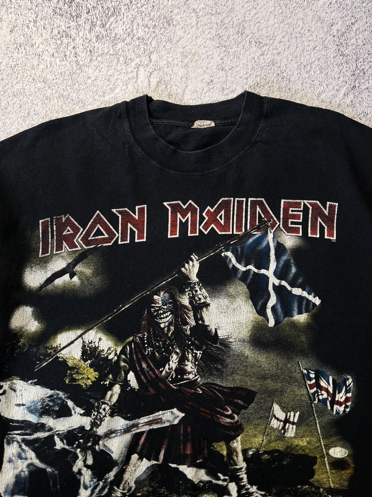 Band Tees Rare Iron Maiden Tee T Shirt 1998 Vintage Black Size US L / EU 52-54 / 3 - 10 Thumbnail