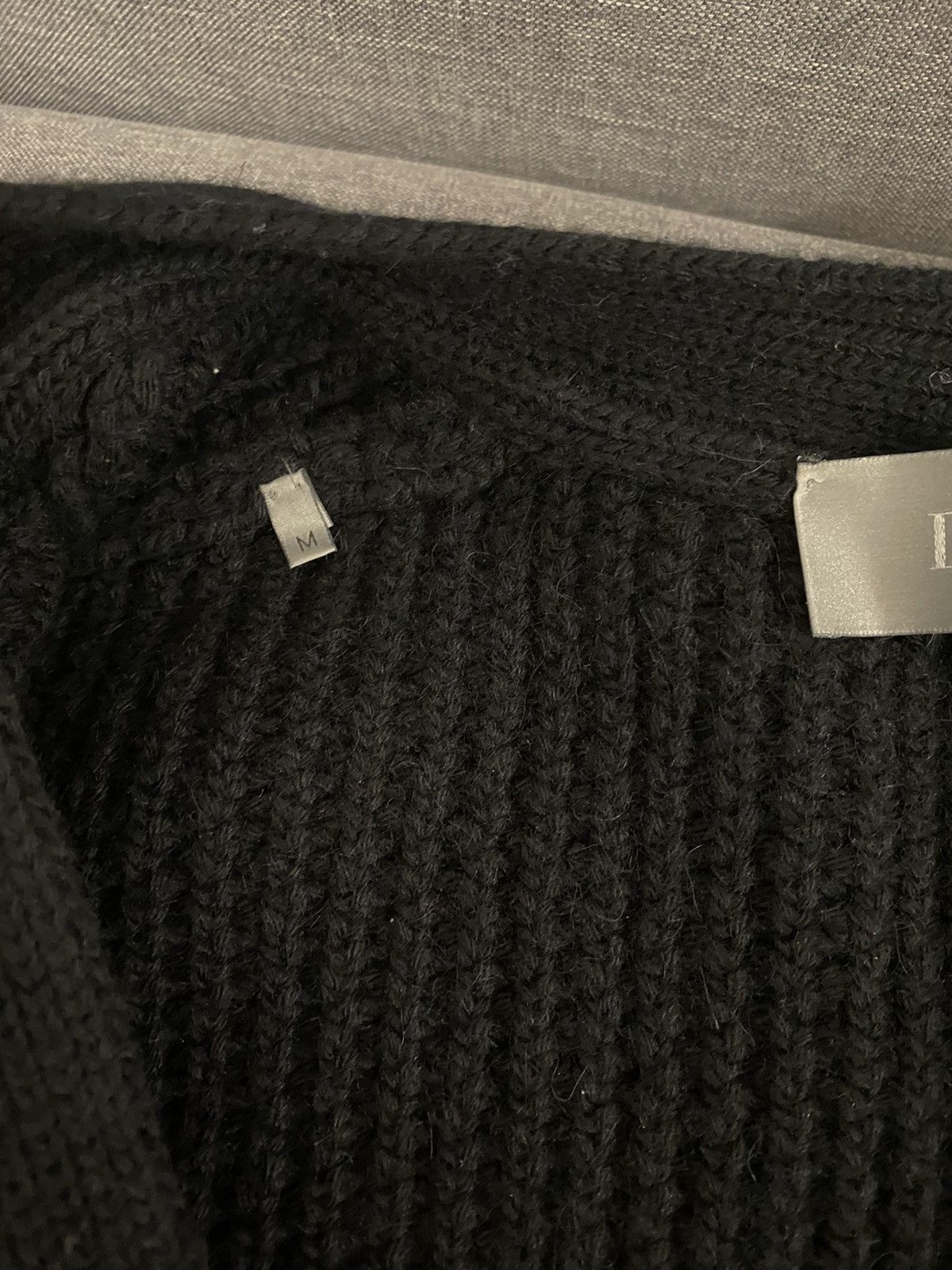Dior Dior bee jewel black wool and alpaga cardigan M Size US M / EU 48-50 / 2 - 7 Thumbnail