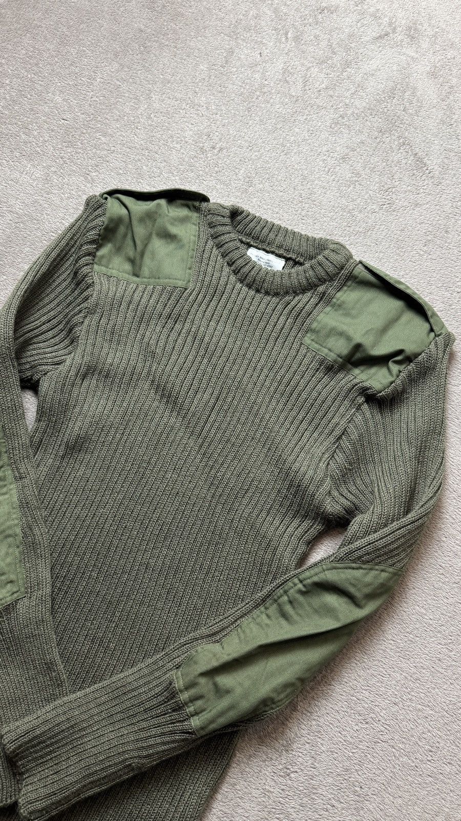 Japanese Brand Wool Knit Retro Army Sweater 80 90s’ grandpa moncler ysl usa Size US M / EU 48-50 / 2 - 3 Thumbnail