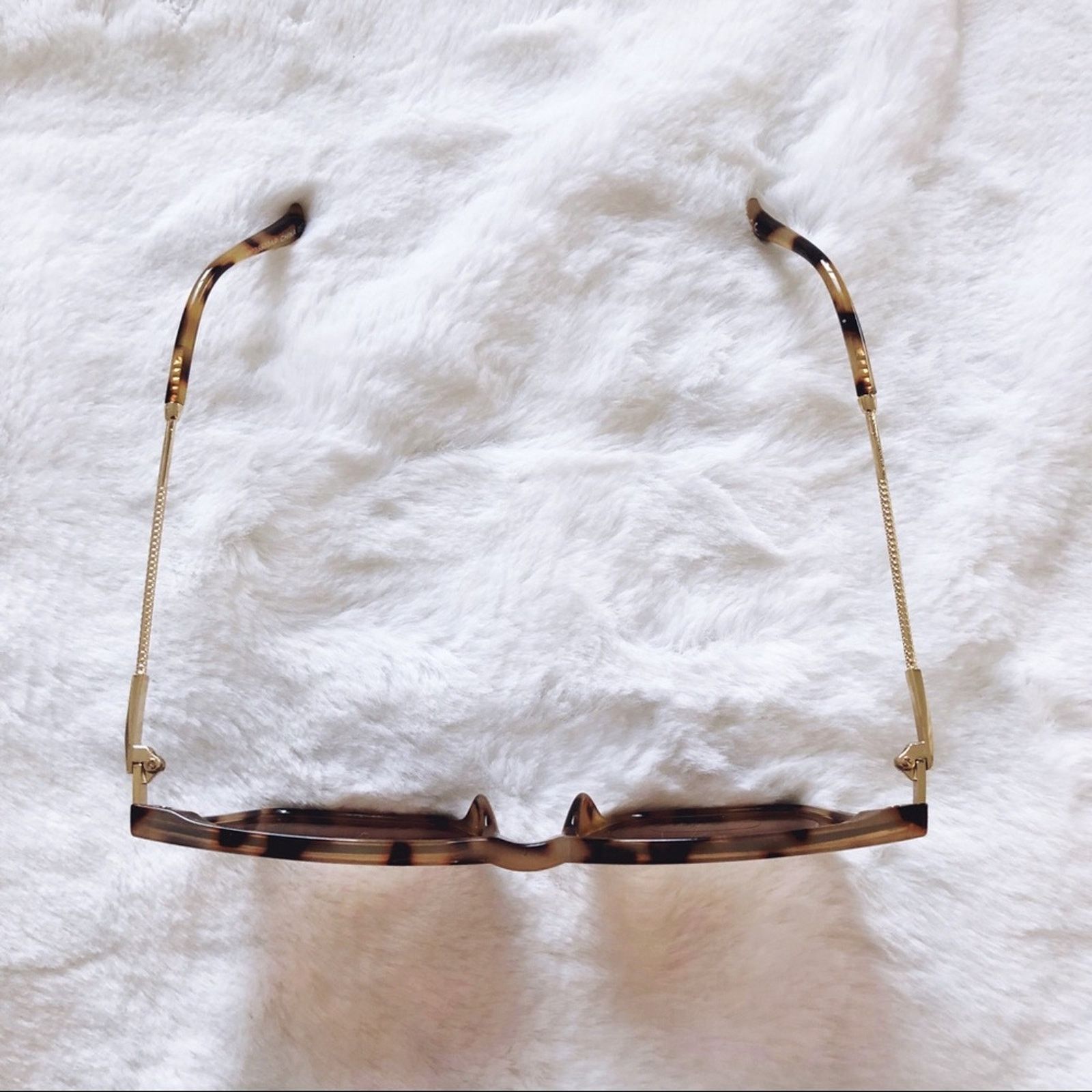 Other Naomi Tortoise Brown Square Sleek Sunglasses Size ONE SIZE - 3 Thumbnail