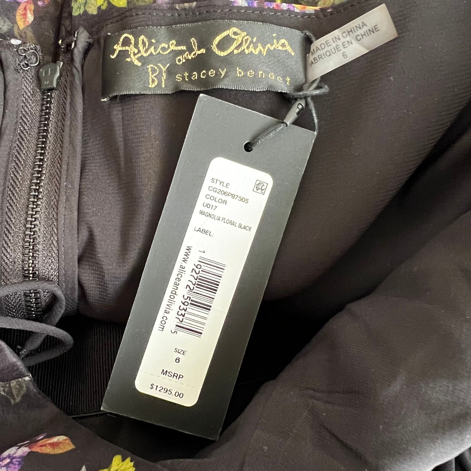 Alice + Olivia Alice and Olivia Saori Black Halter Princess Silk Dress, US6 Size M / US 6-8 / IT 42-44 - 11 Thumbnail