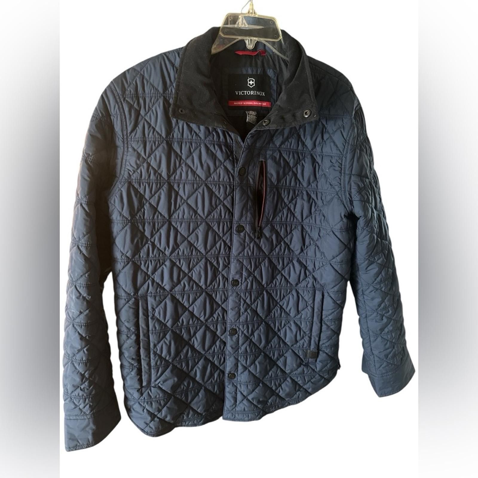 Victorinox Victorinox Men's Quilted Jacket - Navy XL Size US XL / EU 56 / 4 - 1 Thumbnail