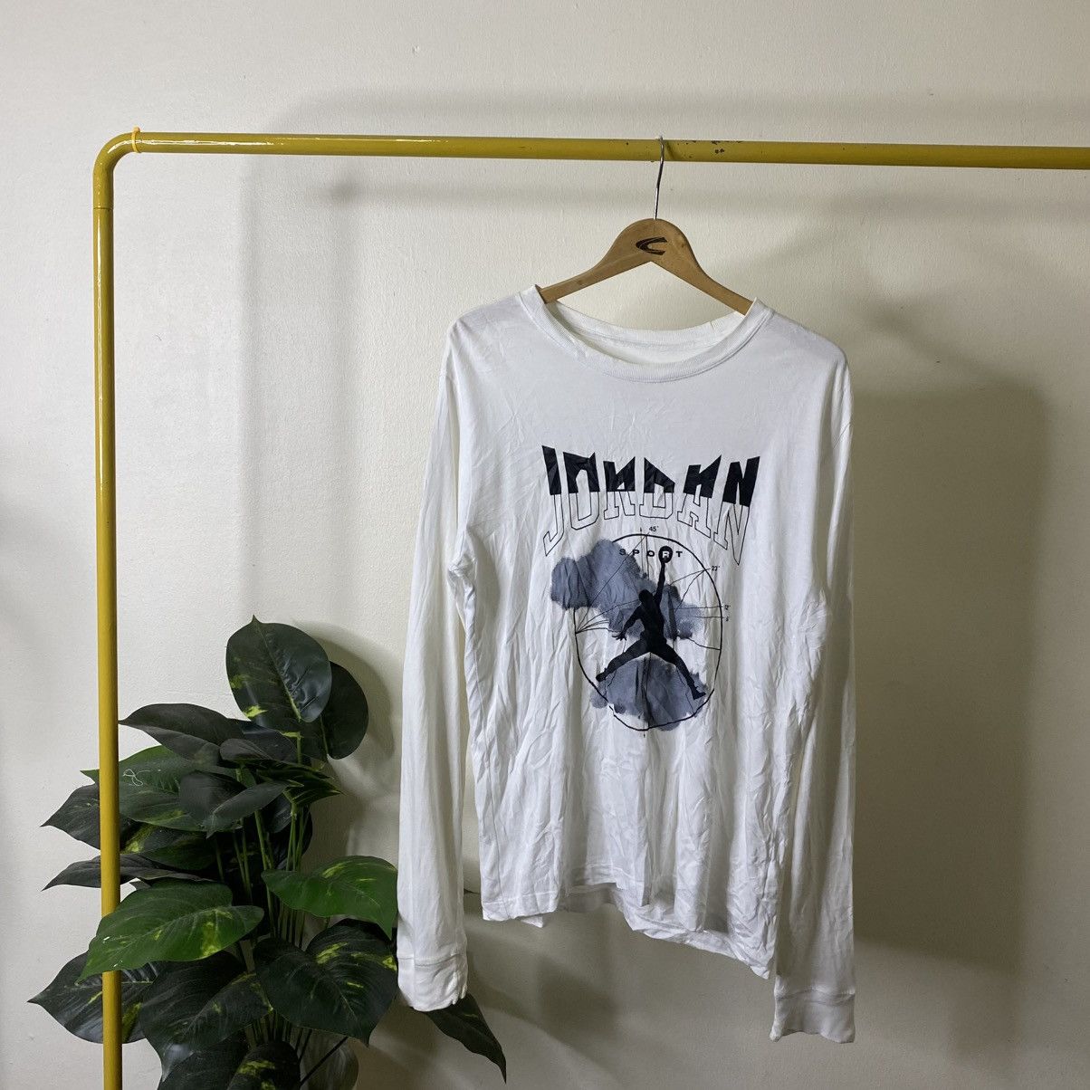 Nike Y2K Nike Air Jordan LS T Shirt Size US M / EU 48-50 / 2 - 1 Thumbnail