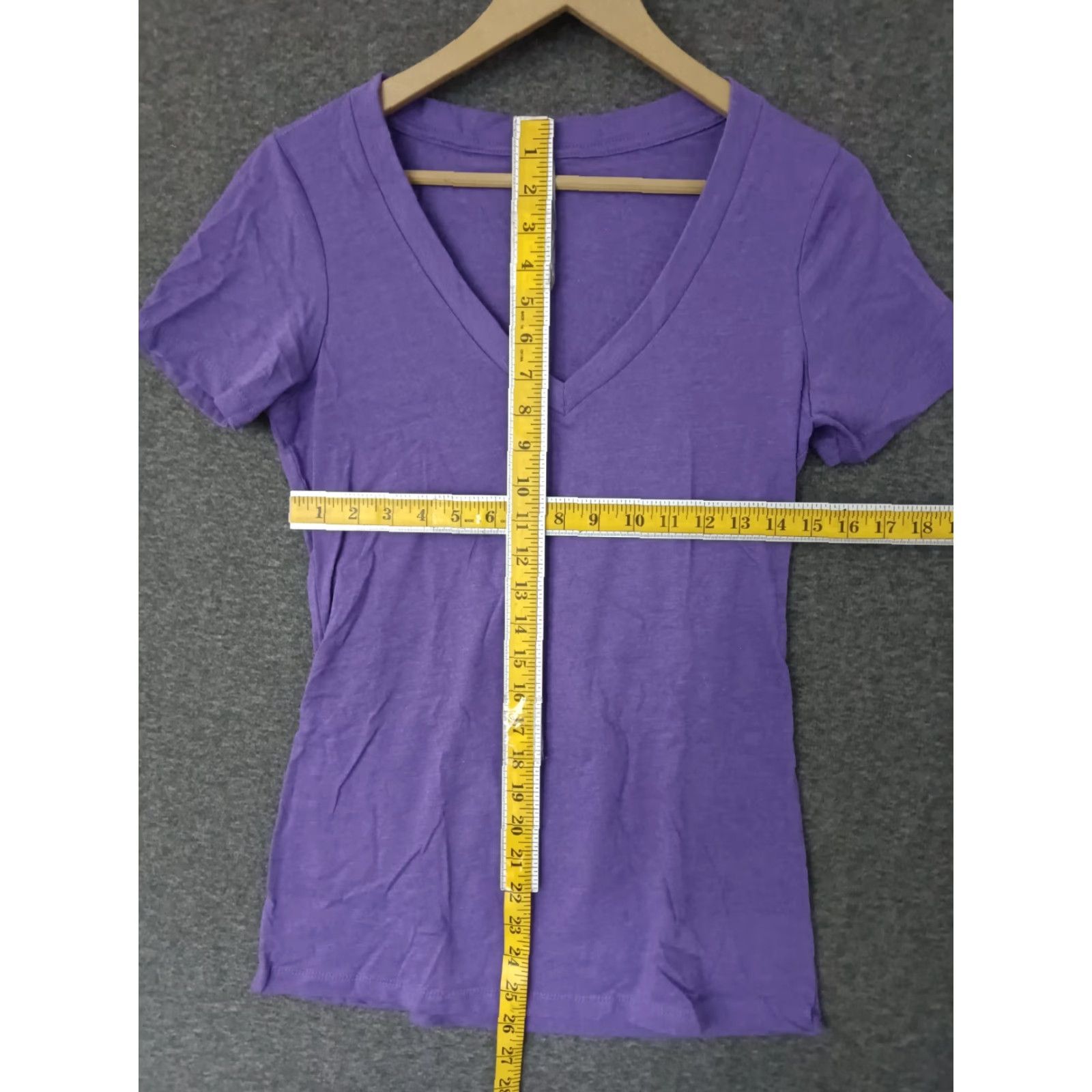 Next Level Next Level T-Shirt Women V-Neck Short Sleeve Purple M 3-Pack Shirt Women Purple 3-Pack Casual 90s? Size M / US 6-8 / IT 42-44 - 4 Thumbnail