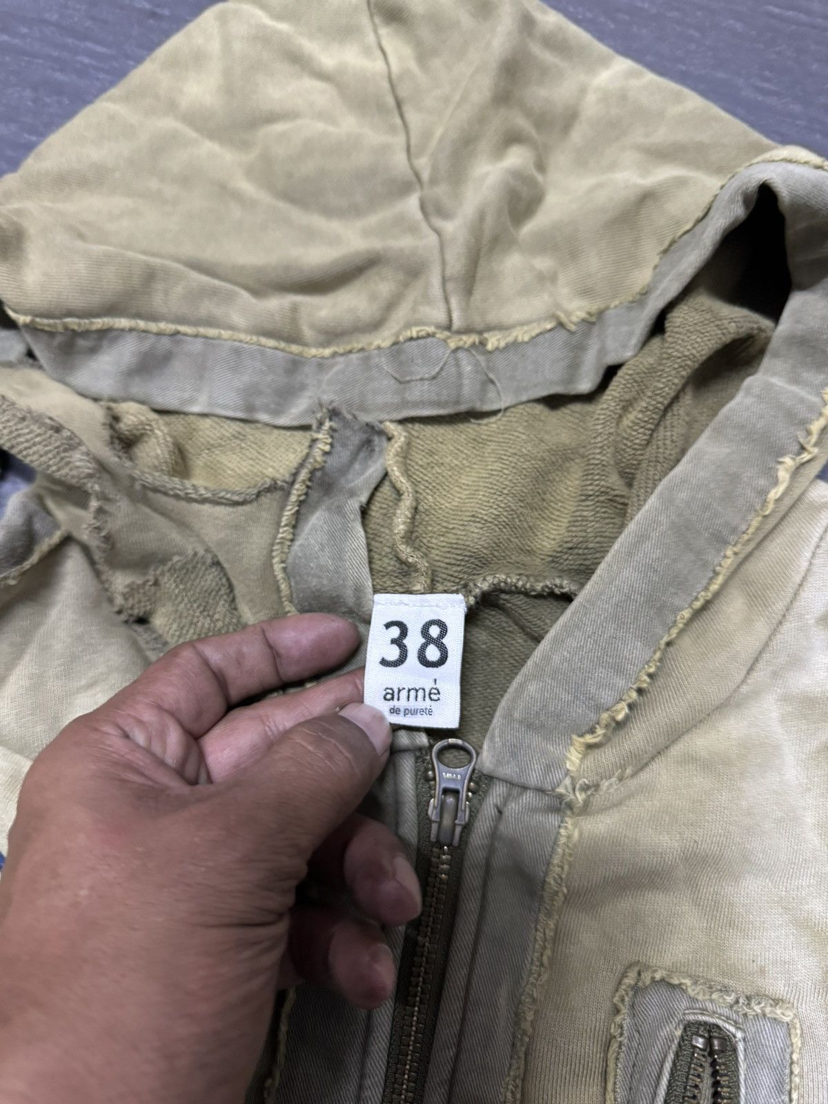 Other HOUSTON ARME DISTRESED STYLE MILITARY JACKET Size US M / EU 48-50 / 2 - 3 Thumbnail