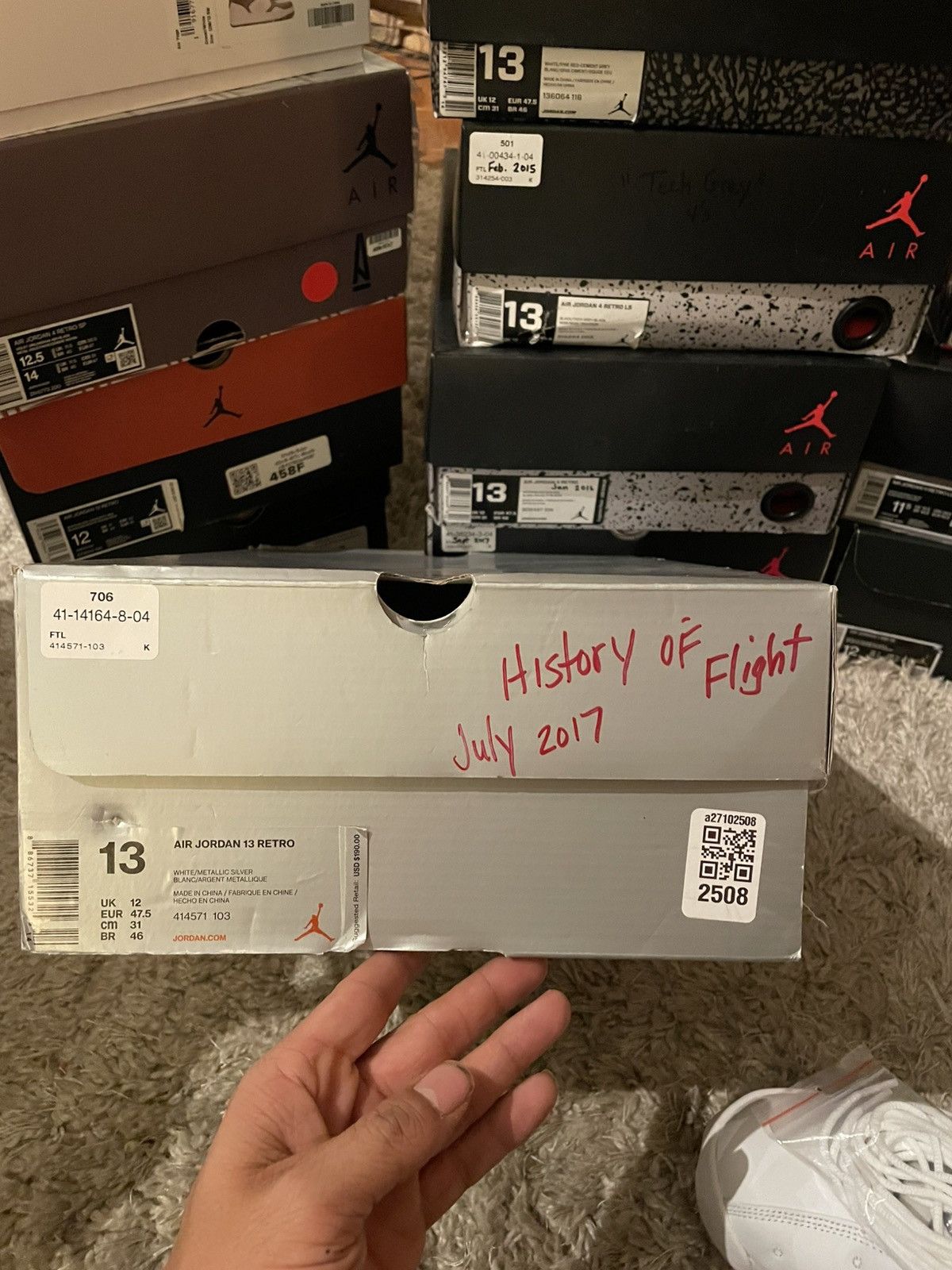 Jordan Brand Jordan 13 History Of Flight Size US 13 / EU 46 - 11 Thumbnail
