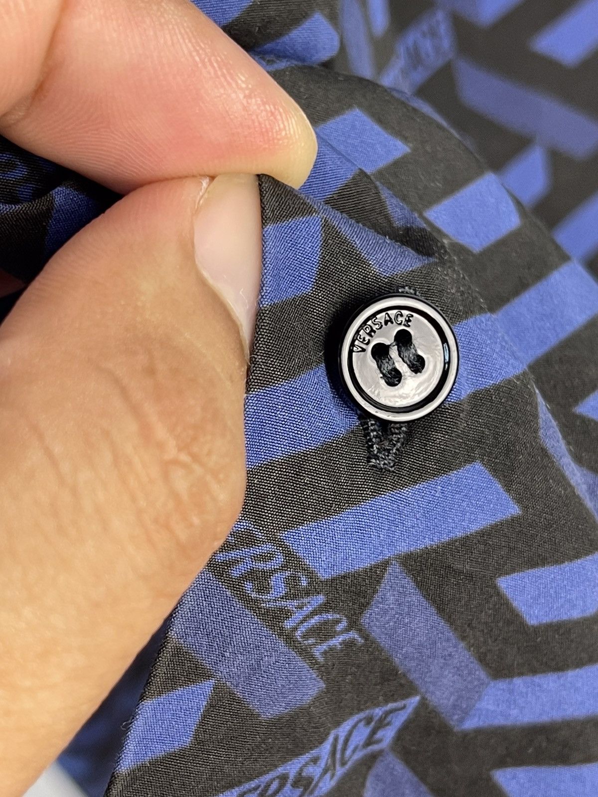 Versace La Greca Button Up