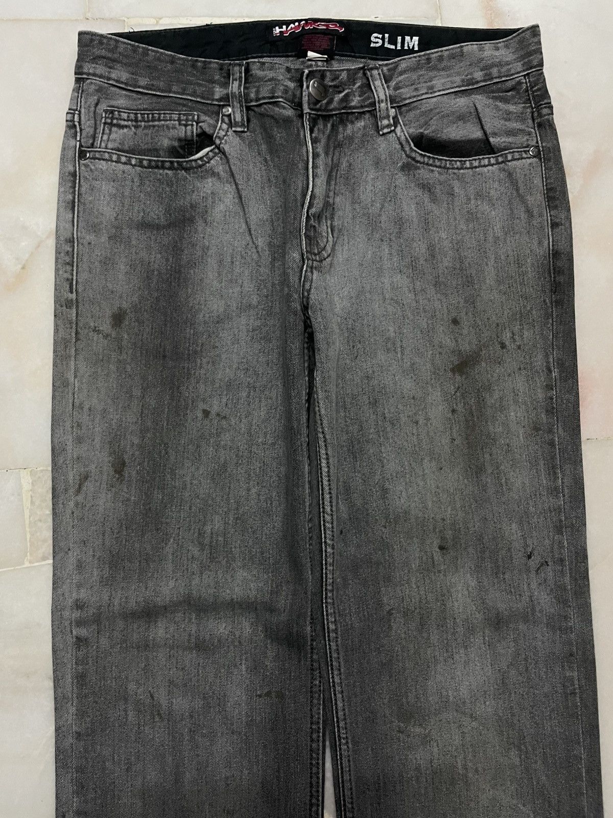 Tony Hawk 💥Sick💥Vintage Tony Hawk Thrashed Washed Dirty Distress Jean Size US 32 / EU 48 - 3 Thumbnail