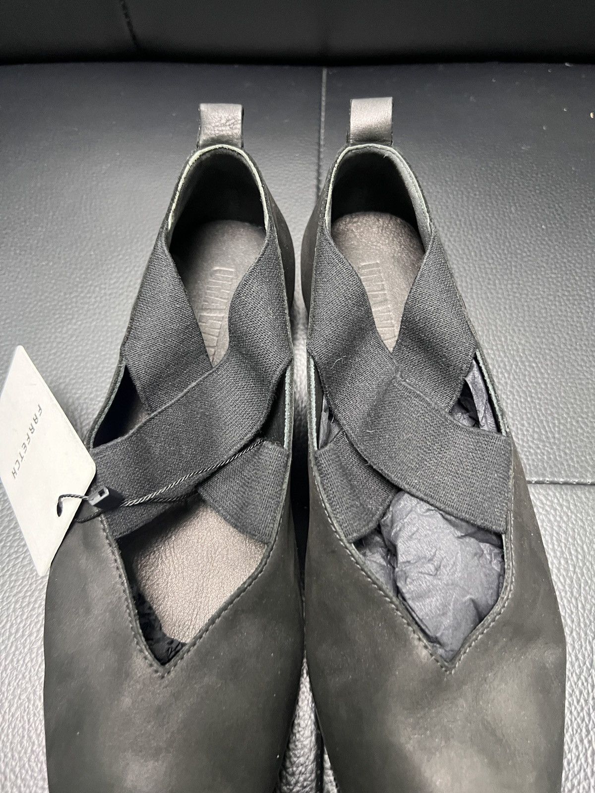 Uma Wang Uma Wang Pointed Toe Leather Ballet Flats Size US 9 / IT 39 - 13 Thumbnail