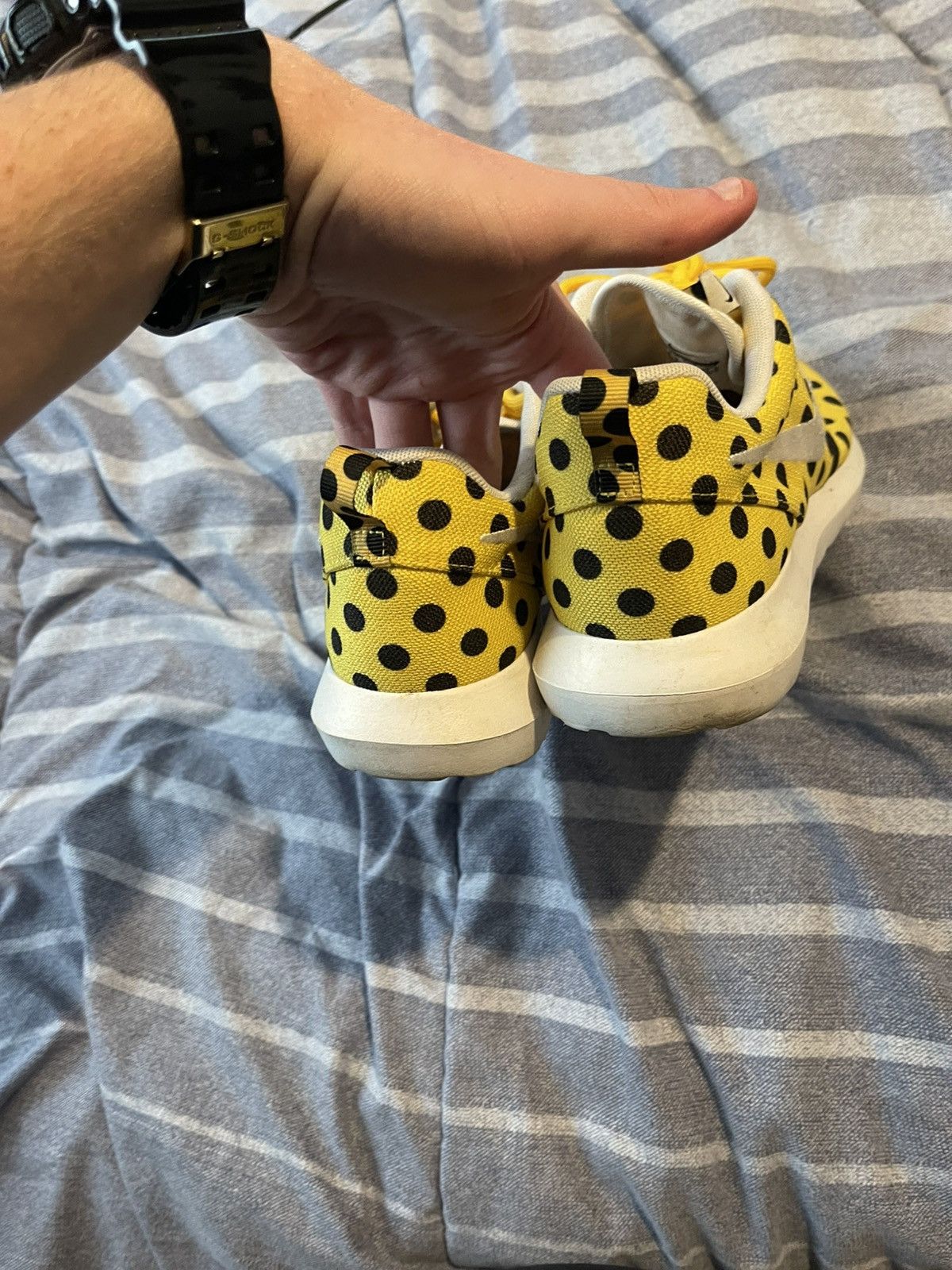 Nike Roshi Run Polka Dot Pack Yellow Size US 9.5 / EU 42-43 - 8 Thumbnail