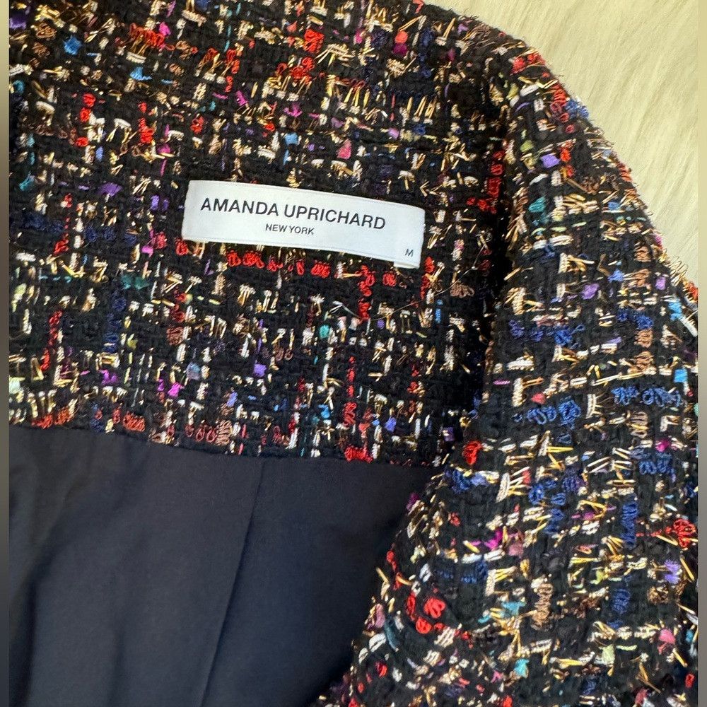 Amanda Uprichard Amanda Uprichard Aldridge Blazer Lyra Tweed Single Gold But Size M / US 6-8 / IT 42-44 - 4 Thumbnail