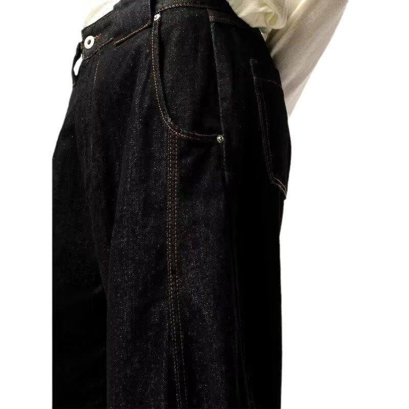 Japanese Brand × Jean Retro loose straight leg high street jeans Size US 32 / EU 48 - 4 Thumbnail