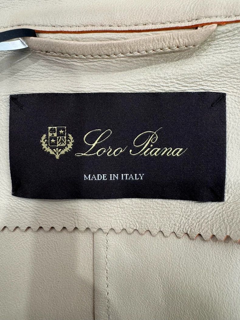 Loro Piana Loro Piana Women's top-grade lambskin leather jacket with Size S / US 4 / IT 40 - 6 Thumbnail