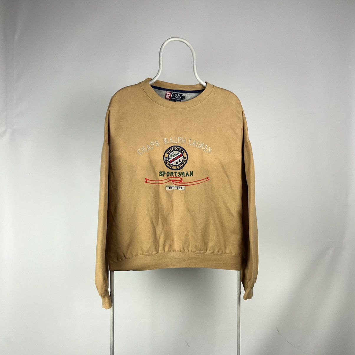 Chaps Ralph Lauren Vintage Chaps Ralph Lauren sweatshirt crew neck 90s size M Size US M / EU 48-50 / 2 - 1 Thumbnail