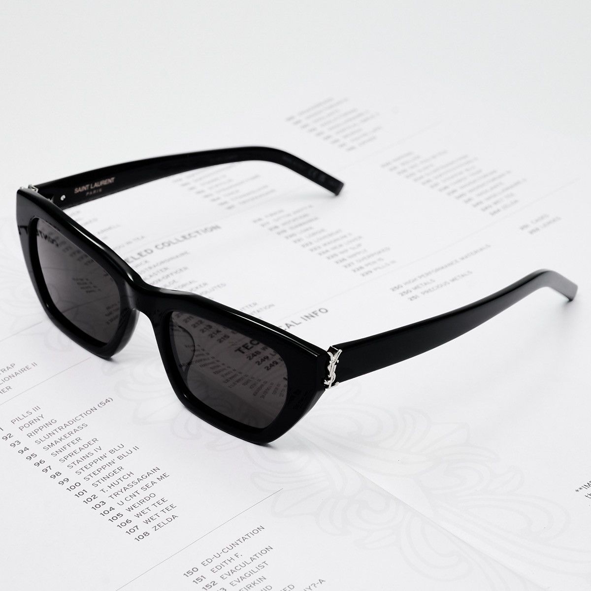 Saint Laurent Paris SAINT LAURENT SL M127/F 001 SUNGLASSES Size ONE SIZE - 2 Thumbnail