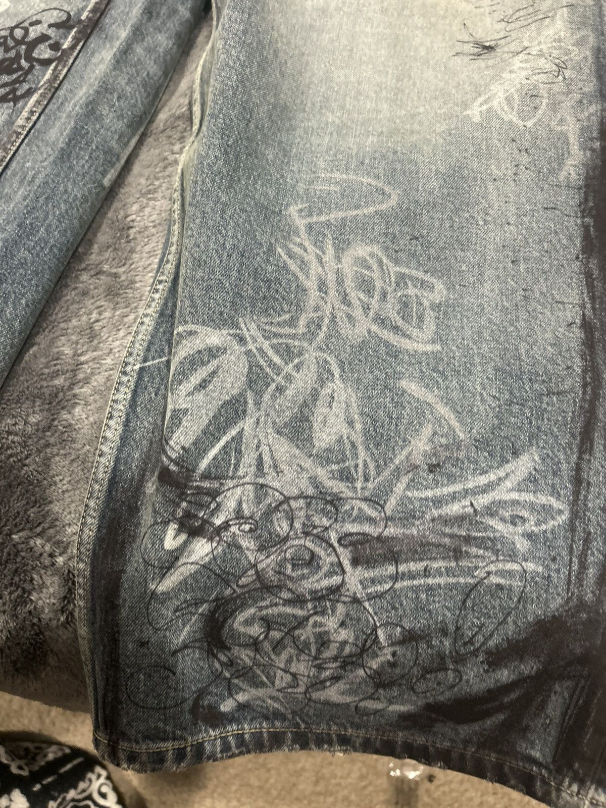 Balenciaga Balenciaga graffiti skater denim Size US 33 - 2 Thumbnail