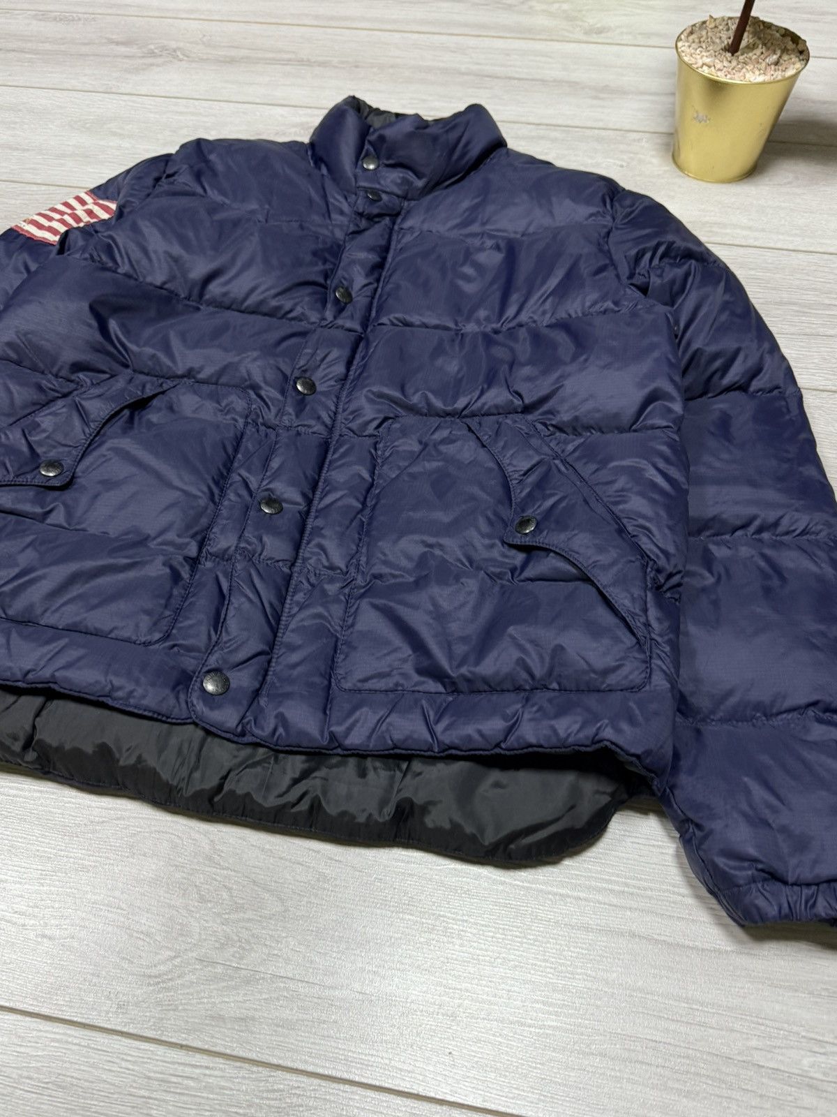 Denim & Supply Ralph Lauren POLO Ralph Lauren USA 🇺🇸 flag denim supply down puffer jacket Size US XL / EU 56 / 4 - 4 Thumbnail
