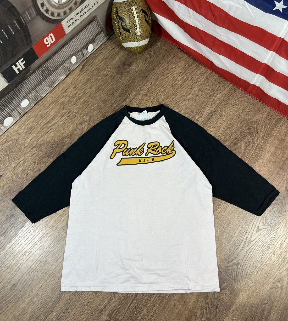 Vintage 1996 Baseball Ringer Tee “Punk Rock High” “Loser 13”