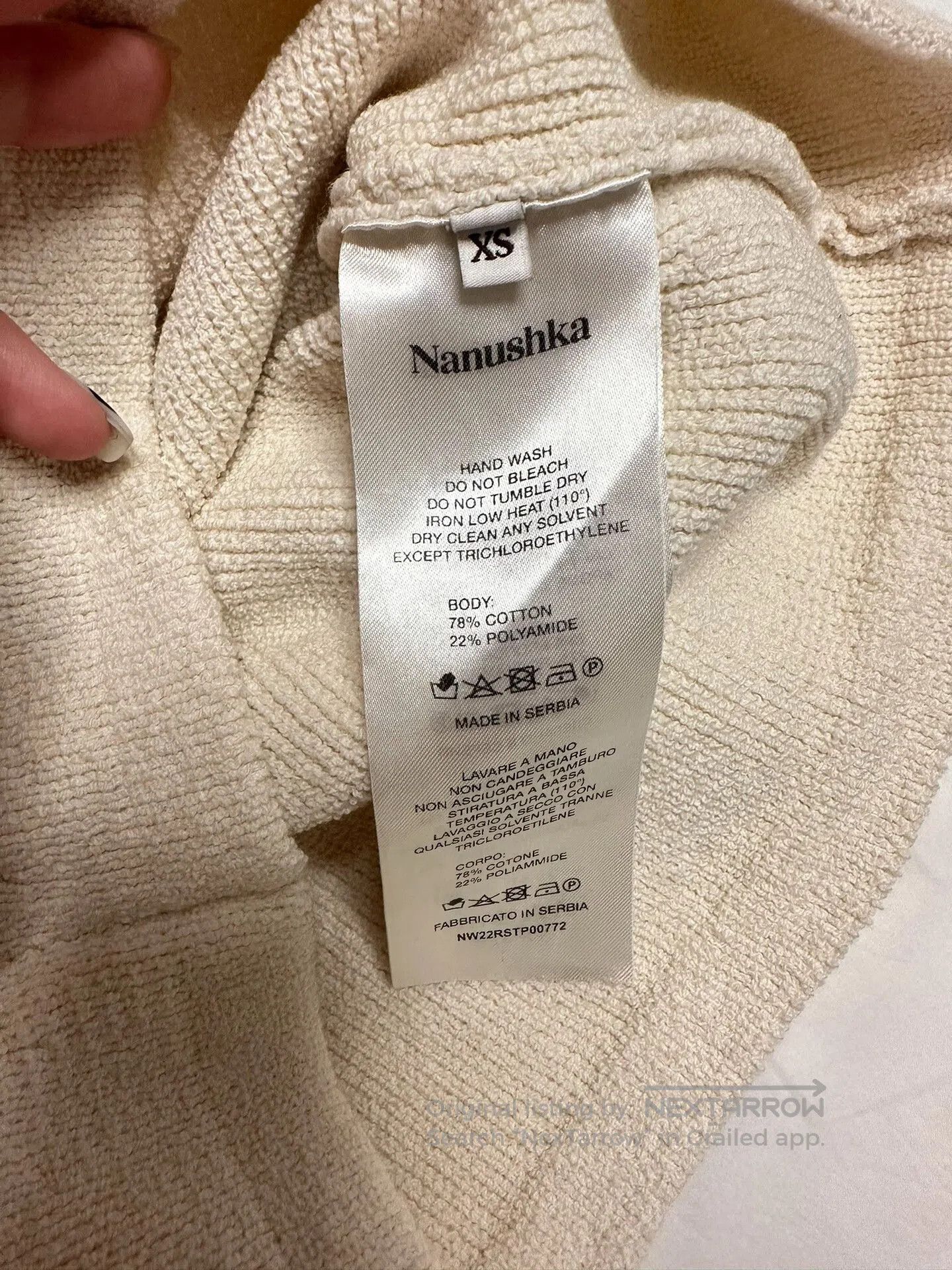 Nanushka Nanushka Strapless Knit Top in XS. Size XS / US 0-2 / IT 36-38 - 4 Thumbnail