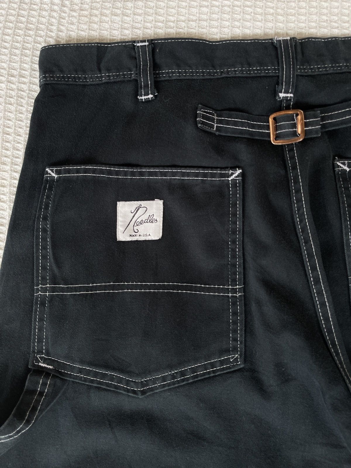 Needles Vintage💢Needles💢Carpenter Worker Black Jeans Crafted USA Size US 34 / EU 50 - 5 Thumbnail
