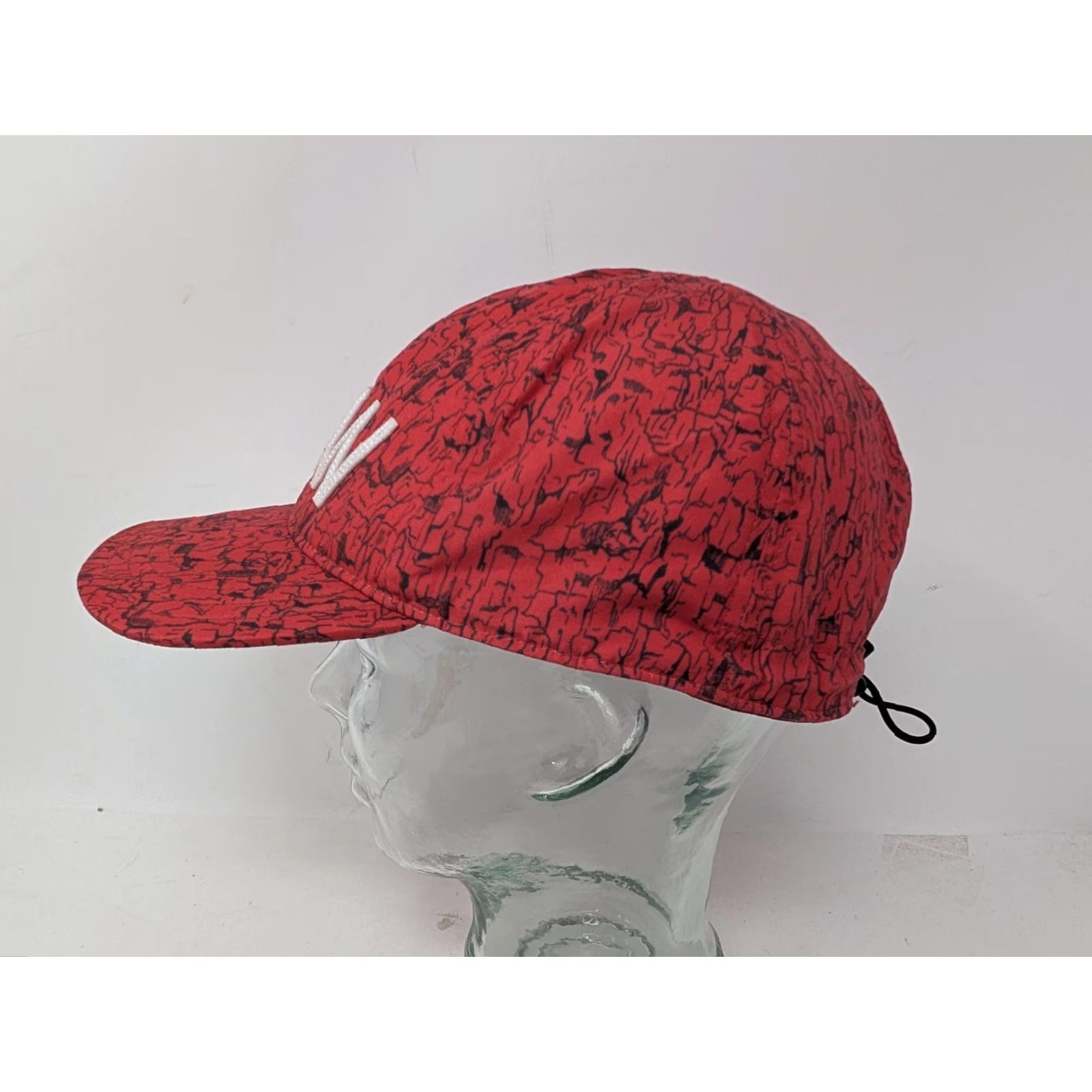 Mountain Hardwear VINTAGE Mountain Hardwear Hat 5 Panel Strap Back Mens One Size Red Geometric Adjustable Size ONE SIZE - 2 Thumbnail
