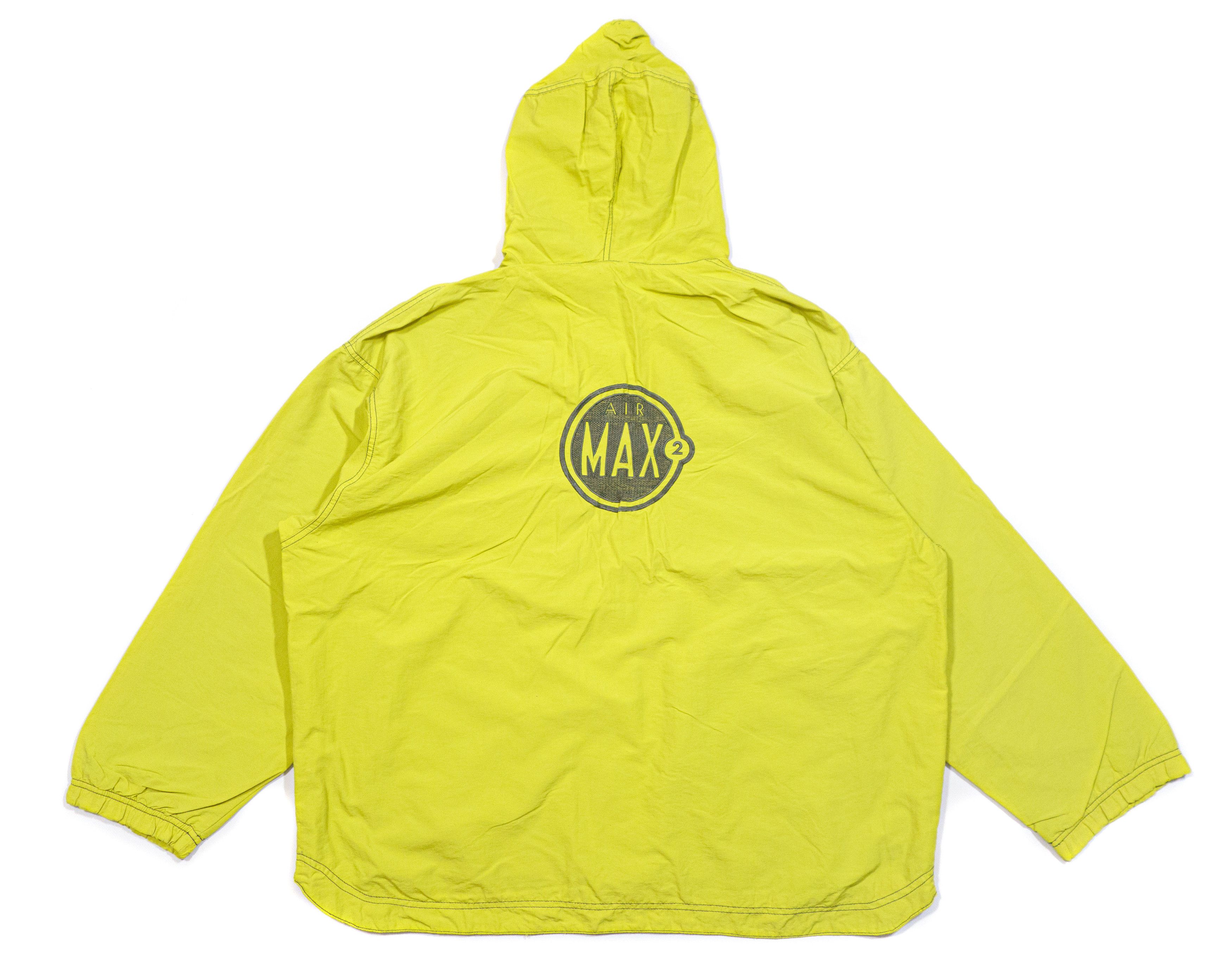 Nike 90S AirMax Big Logo Nylon Baggy Jacket Size US XL / EU 56 / 4 - 2 Thumbnail