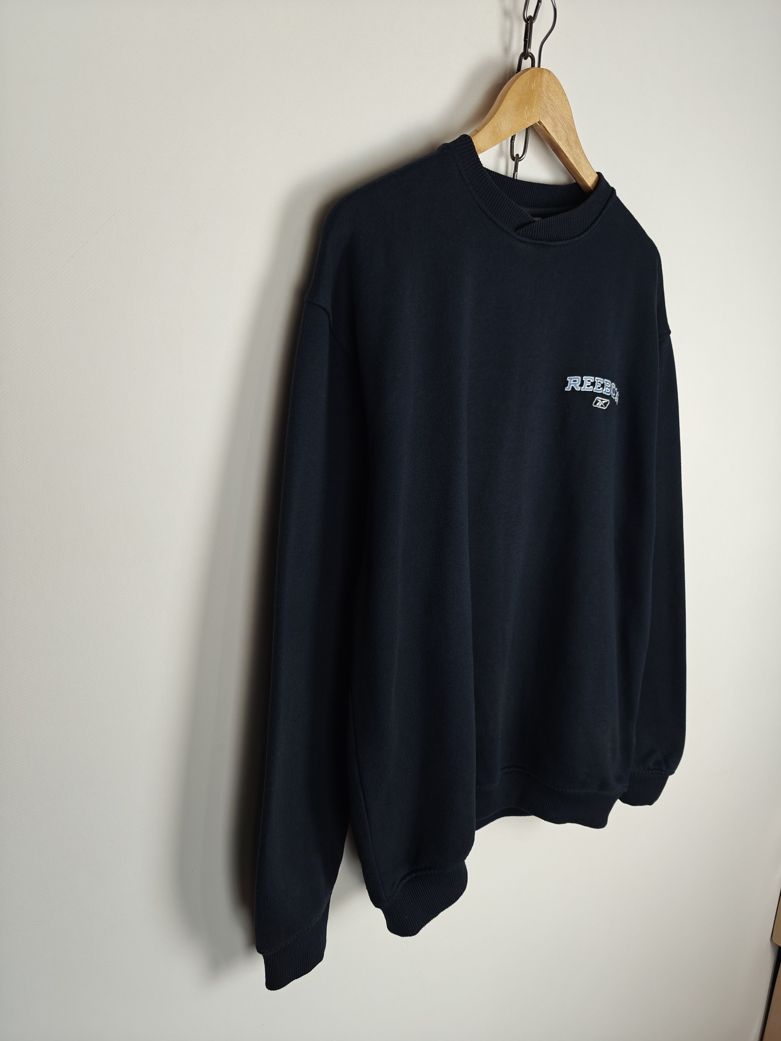 Reebok Reebok VTG Sweatshirt Crewneck Pullover Logo Blue M Size US M / EU 48-50 / 2 - 5 Thumbnail