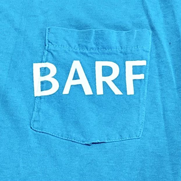 Vintage VINTAGE BLUE BARF POCKET TEE! Size US L / EU 52-54 / 3 - 4 Thumbnail