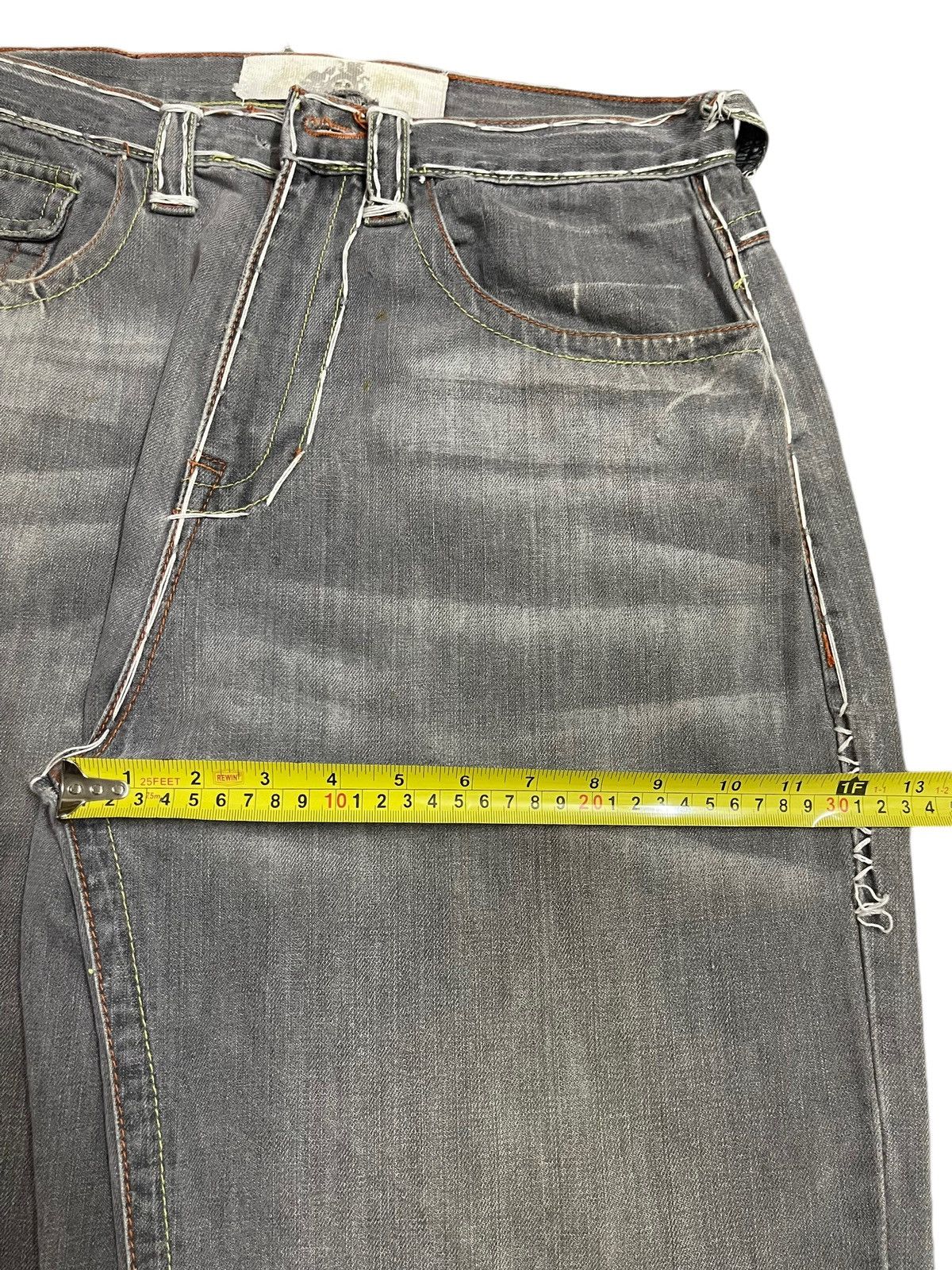 JNCO Vintage Japanese Brand Faded Wash Style Baggy Jeans Size US 32 / EU 48 - 14 Thumbnail