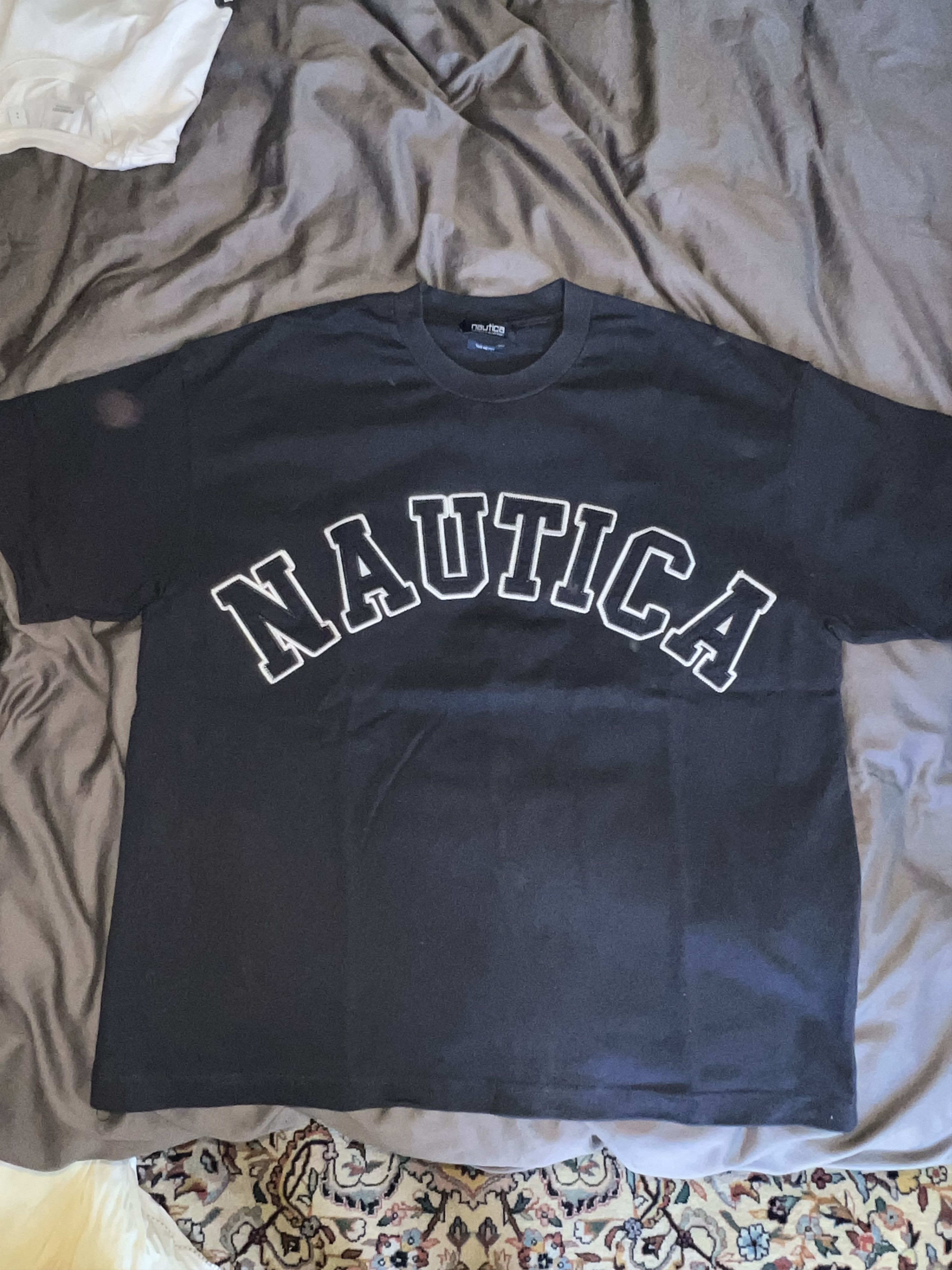 Nautica Nautica Tee – Navy Blue – M/L – Oversized Fit – Vintage USA Size US M / EU 48-50 / 2 - 1 Thumbnail