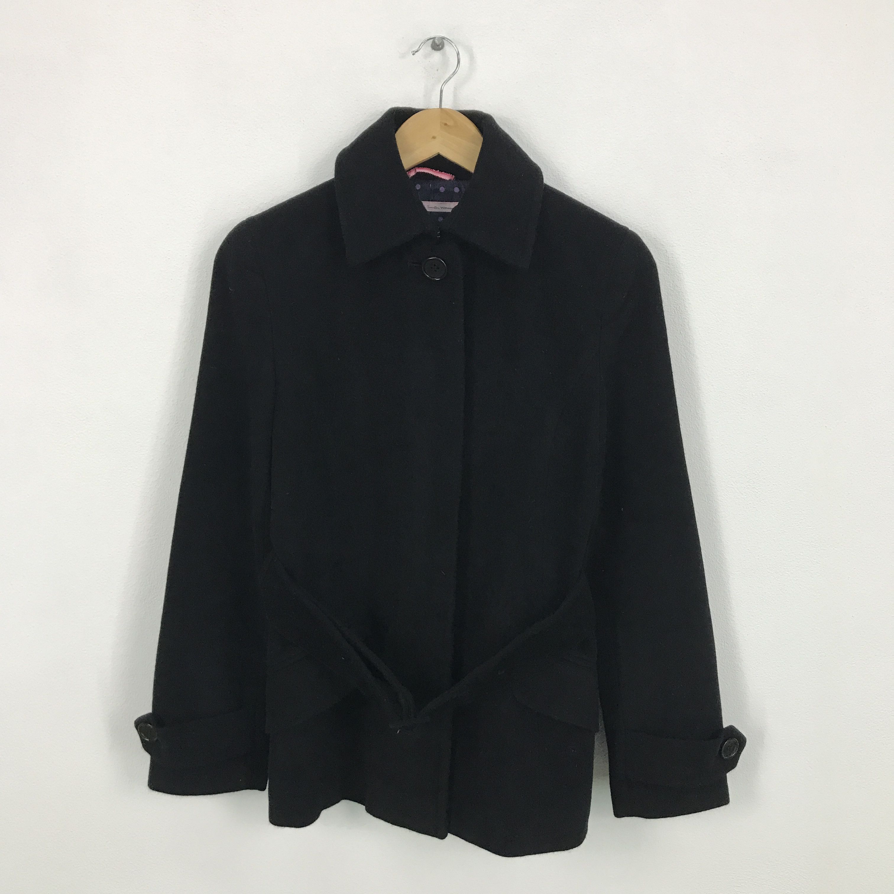Japanese Brand × Paul Smith Paul smith women button up black coat jacket Size S / US 4 / IT 40 - 1 Thumbnail