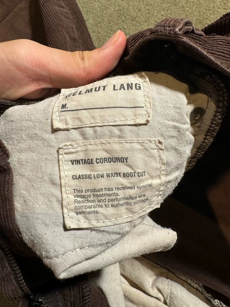 Helmut Lang Helmut Lang Brown corduroy flared jeans 2506-Nextarrow Size US 30 / EU 46 - 5 Thumbnail